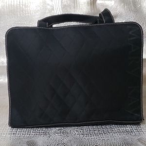 Mary Kay Black Quilted Large Tote🖤 Travel Bag EUC